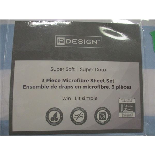 NEW:  3 PIECE SHEET SET (TWIN SIZE)
