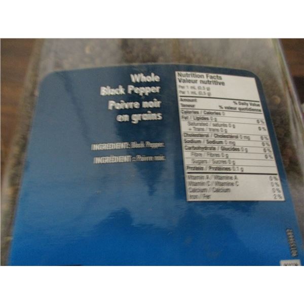 FREIGHT DAMAGE (AS IS):  BLACK PEPPER (6 LBS)