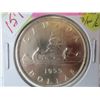 Image 3 : 1955 3 - WATERLINE CANADA SILVER DOLLAR