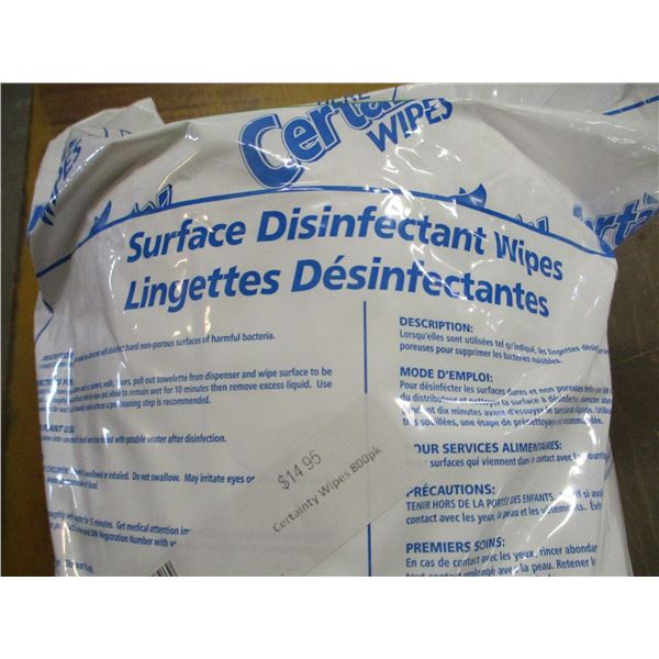 FREIGHT DAMAGE (AS IS):  HAND WIPES - PER LARGE BAG