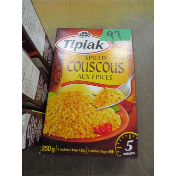 FREIGHT DAMAGE (AS IS):  SPICED COUSCOUS - 4 BOXES