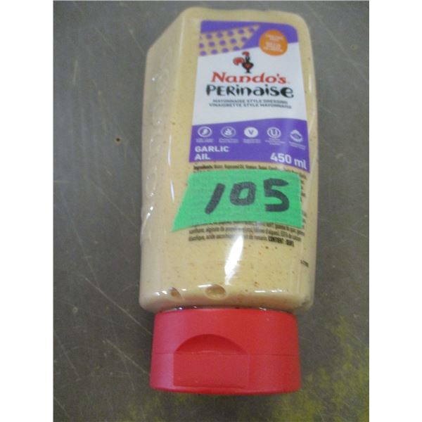 FREIGHT DAMAGE (AS IS):  NANDOS PERINAISE MAYO (450 ML) - JAR