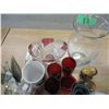 Image 1 : BOX C/W GLASSES, DISHWARE, ETC