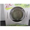 Image 1 : 1917 NEWFOUNDLAND SILVER QUARTER (HOLE TO FIT NECKLACE)