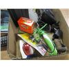 Image 3 : BOX C/W VHS TAPES, PHONES, ETC