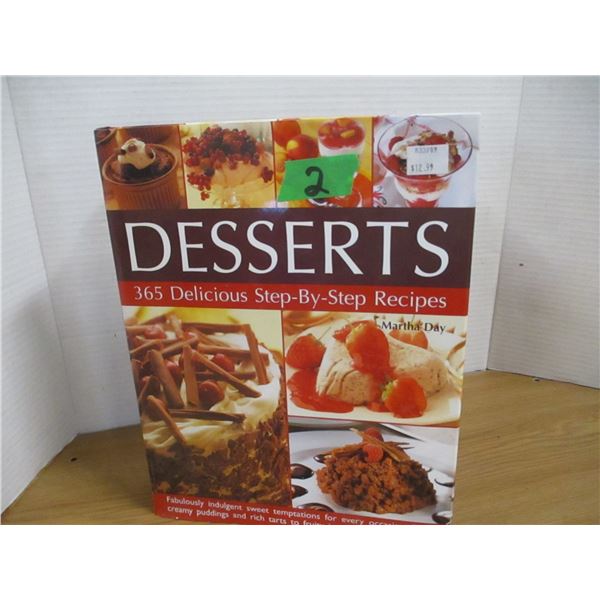 ESTATE:  DESSERT COOKBOOK "365 DELICIOUS STEP-BY-STEP RECIPES"