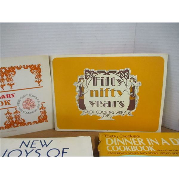 ESTATE:  VARIOUS COOKBOOKS & MOVIE ALBUMS