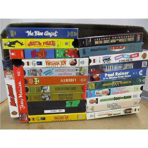 ESTATE:  FLAT C/W ASSORTED VHS MOVIES