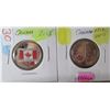 Image 1 : 2015 SET OF CANADA COMMEMORATIVE QUARTERS (2)