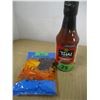 Image 1 : FREIGHT DAMAGE (AS IS):  CHILI PINEAPPLE SAUCE & POUCH OF COFFEE