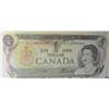 Image 1 : 1973 BANK OF CANADA POKER HAND SERIAL NUMBER $1 BILL