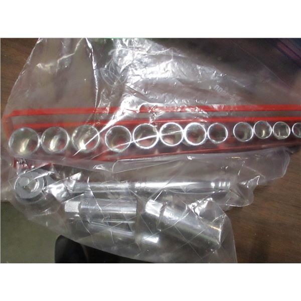 BAG C/W ASSORTED TOOLS (SOCKETS, RATCHET)