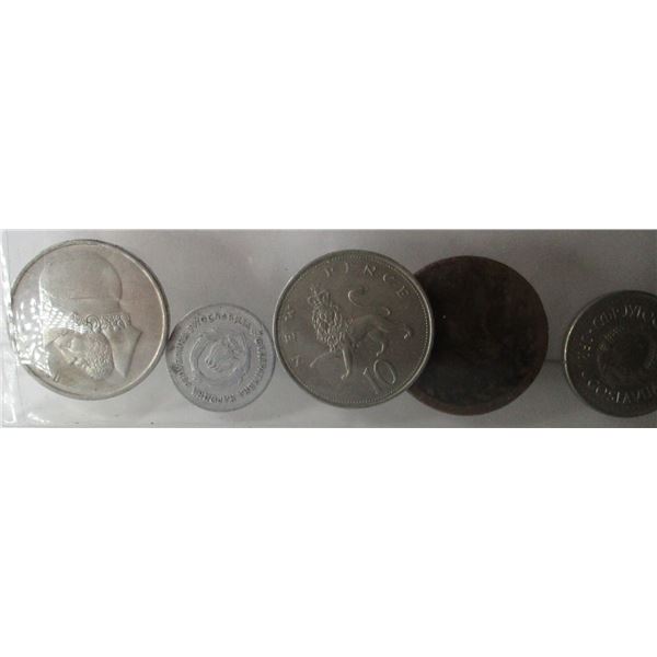 LOT OF FIVE WORLD COLLECTABLE COINS