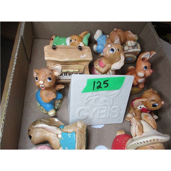 ESTATE/COLLECTABLE:  12 ASSORTED PENDELFINS
