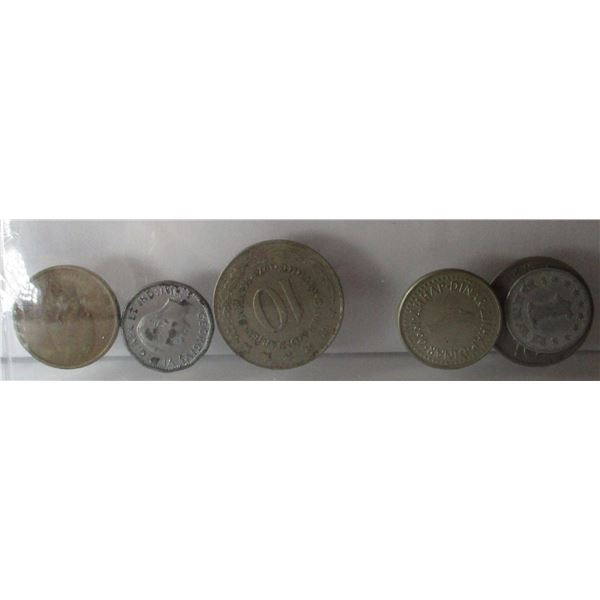 LOT OF FIVE CANADA WORLD COLLECTABLE COINS