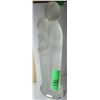 Image 1 : ESTATE/COLLECTABLE:  SOLID GLASS COUPLE STATUE