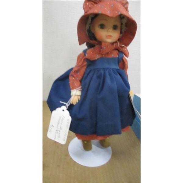 ESTATE/COLLECTABLE:  LAURA INGALLS DOLL C/W STAND