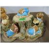 Image 1 : ESTATE/COLLECTABLE:  5 PENDELFIN ORNAMENTS C/W STAND