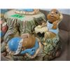 Image 3 : ESTATE/COLLECTABLE:  5 PENDELFIN ORNAMENTS C/W STAND