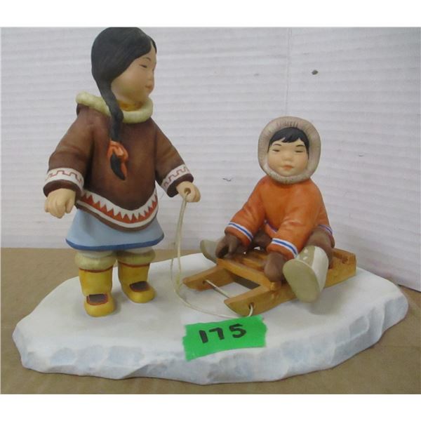 ESTATE/COLLECTABLE:  KAISER SKULPTURE "CHILDREN OF THE MIDNIGHT SUN"