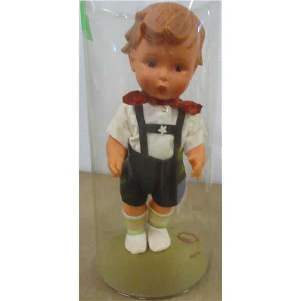ESTATE/COLLECTABLE:  BOY DOLL WITH SUSPENDERS