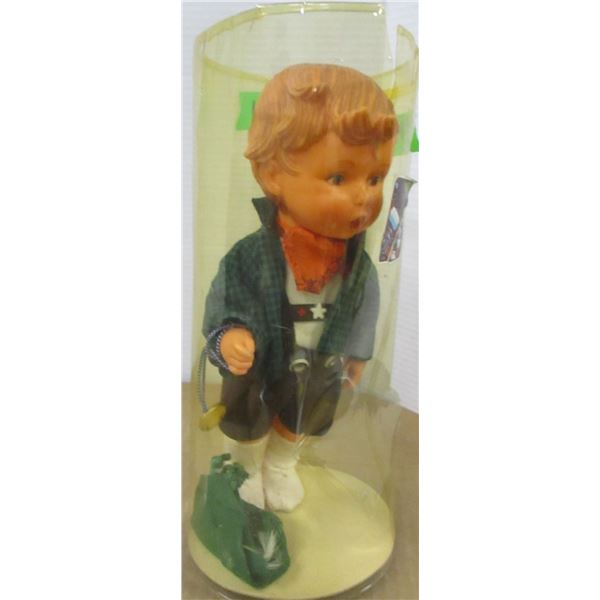 ESTATE/COLLECTABLE:  BOY DOLL WITH PLAID BLAZER