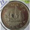 Image 1 : 1949 SHIP CANADA SILVER DOLLAR