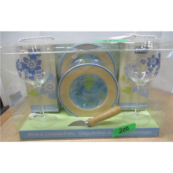 ESTATE:  WINE & CHEESE PARTY SET
