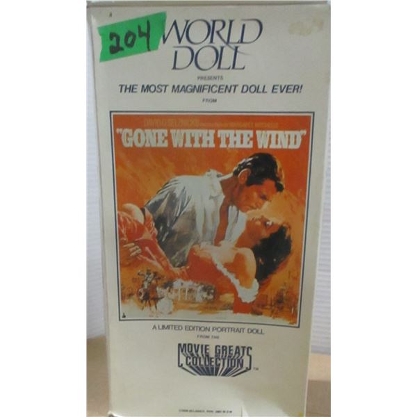 ESTATE/COLLECTABLE:  GONE WITH THE WIND LIMITED EDITION PORTRAIT DOLL
