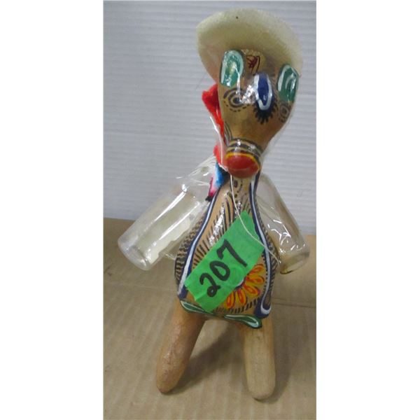 ESTATE/COLLECTABLE:  MEXICAN ORNAMENT ORNAMENT WITH TEQUILA BOTTLES
