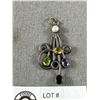 Image 2 : Heavy Vintage Marked 925 Silver Brooch Made By Local Artist