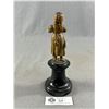 Image 2 : Vintage Bronze Spelter Little Girl Statue