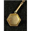 Image 2 : Vintage Antique Gold Tone Buttonhole Fob