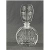 Image 1 : Beautiful Cut Crystal Perfume Bottle w/ Stopper