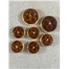 Image 3 : Vintage Bakelite Belt Buckle and Encased Celluoid Buttons