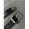Image 2 : Vintage Ladies Silver Creek Leather Belt - Size 29