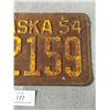 Image 2 : Vintage Nebraska 1954 Licence Plate