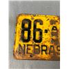 Image 2 : Vintage Nebraska 1955 Farm Licence Plate