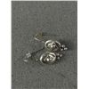 Image 2 : Nice Pair of Sterling Silver Earrings. Marked 925
