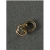 Image 2 : Pair of 14k Gold Hoop Earrngs. Marked 14k Italy 3.31gr