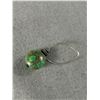 Image 2 : Beautiful Pair of Vintage Genuine Stone Earrings With Sterling Silver Wires. Marked 925