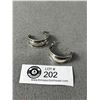 Image 1 : Nice Pair of Sterling Silver Earrings. Marked 92512.12 gr