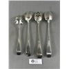 Image 2 : 4pcs of Extra Long Silver Plated Serving Pcs
