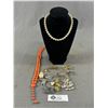 Image 1 : Antique Jewellry Lot, Sterling, Ivory, etc
