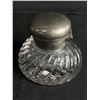 Image 1 : Victorian Twist Glass Inkwell Circa 1880