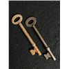 Image 1 : 2 4" Long Antique Skeleton Keys