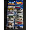 Image 1 : 11 Hot Wheels and 1 Ruff N Tuff Die Cast Cars New In Packages