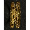 Image 3 : 2 Beautiful 18k Gold Plated Hand Engraved Pattern Bangles