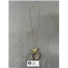 Image 2 : Gold Plated Chain w/ Magnefier Pendant Necklace + Hand Magnefier