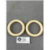 Image 2 : Pair of Faux Ivory Bangles, in Excellent Condition